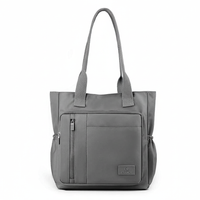 Gray tote bag with accurate CHANCE logo