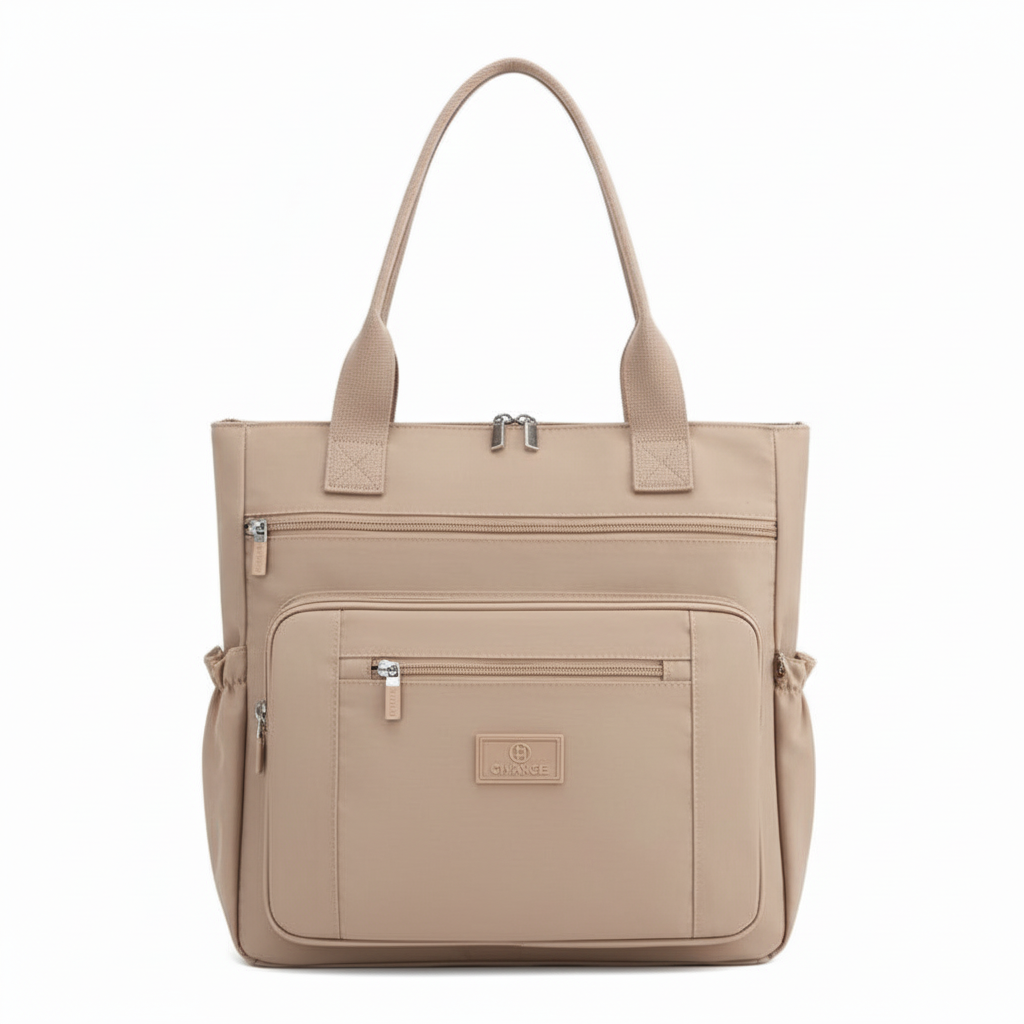 Large Nova Tote in color #D6C8B6