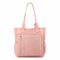 Pink tote bag with CHANCE logo