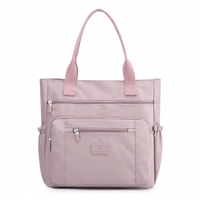 Rose Tote Bag with tonal CHANCE logo