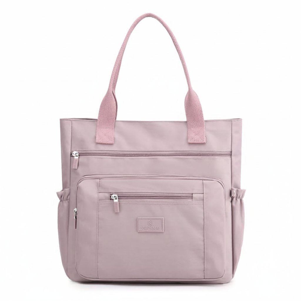 Rose Tote Bag with tonal CHANCE logo