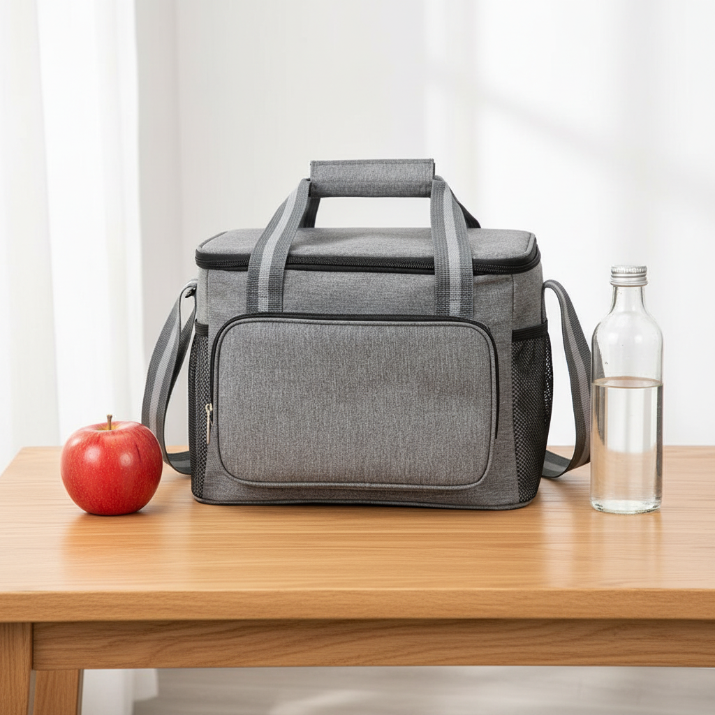 Small Lunch Bag - Grey - E-commerce optimized