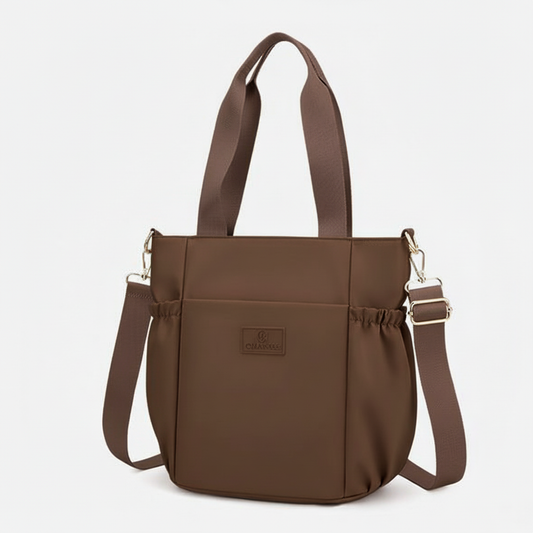 The Liora Bag in darker brown