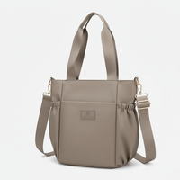 The Liora Bag in darker greige