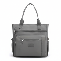 Tote bag in gray color #848484