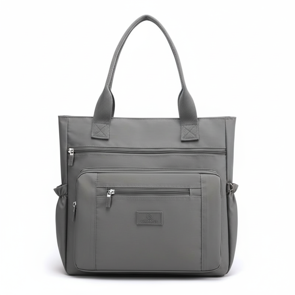 Tote bag in gray color #848484