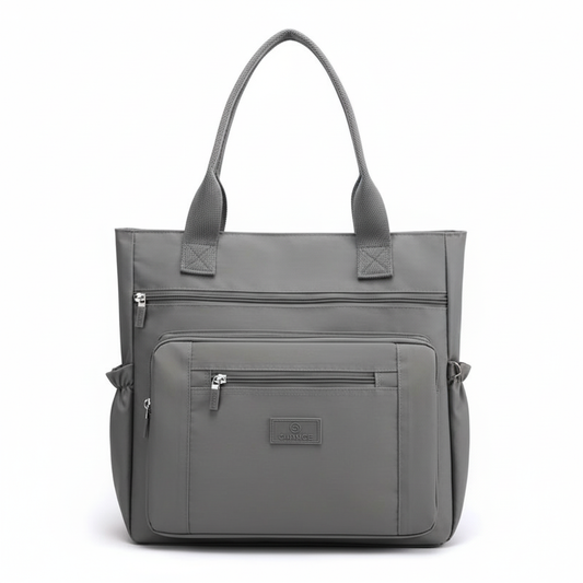 Tote bag in gray color #848484